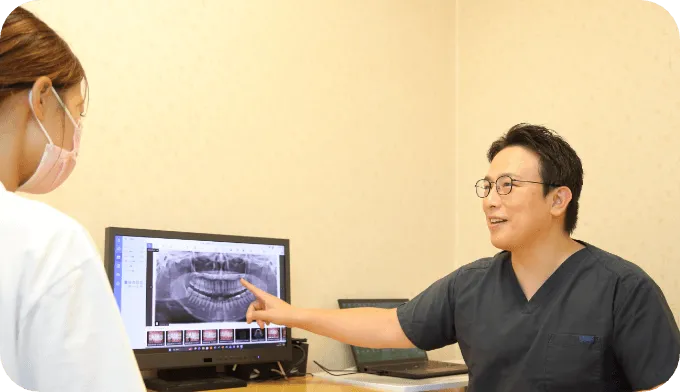 患者さまとの距離感が近い雰囲気