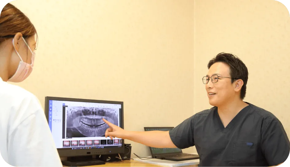 患者様との距離感が近い雰囲気