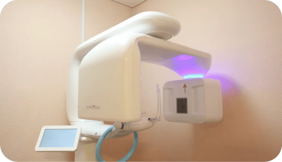 歯科用CTを使った精密な検査